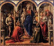 Fra Filippo Lippi Barbadori Altarpiece oil painting on canvas